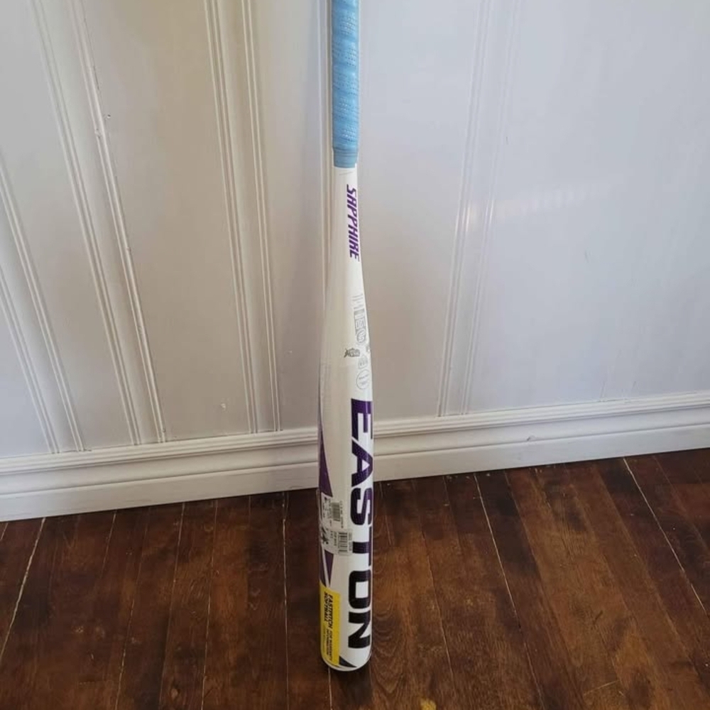 Easton Bat with Purple and Yellow Highlights